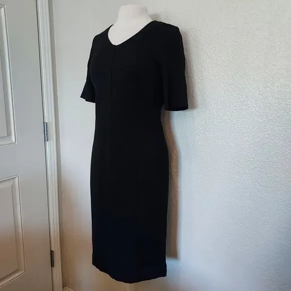 Cabi Classic Black Sheath Dress Size 8 - Picture 5 of 14